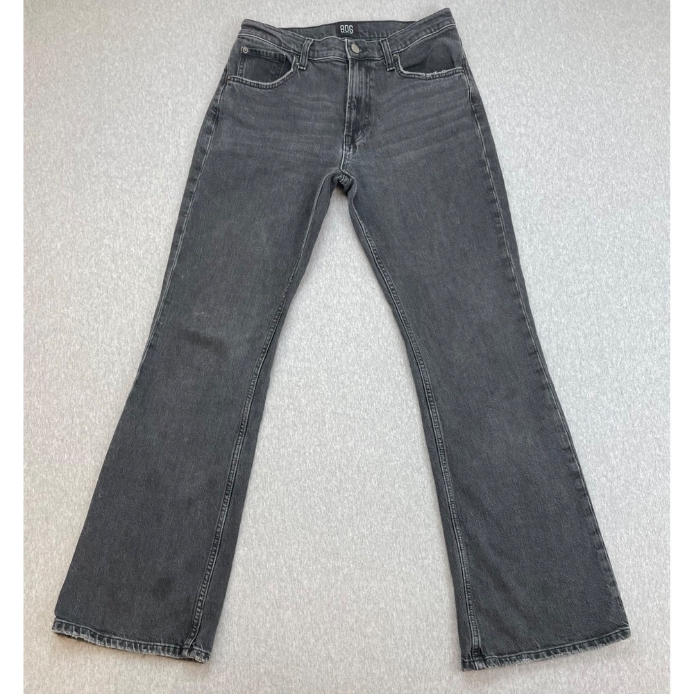 BDG Jeans Womens 28 Black Cotton Blend Stretch Mid-Rise 90s Bootcut